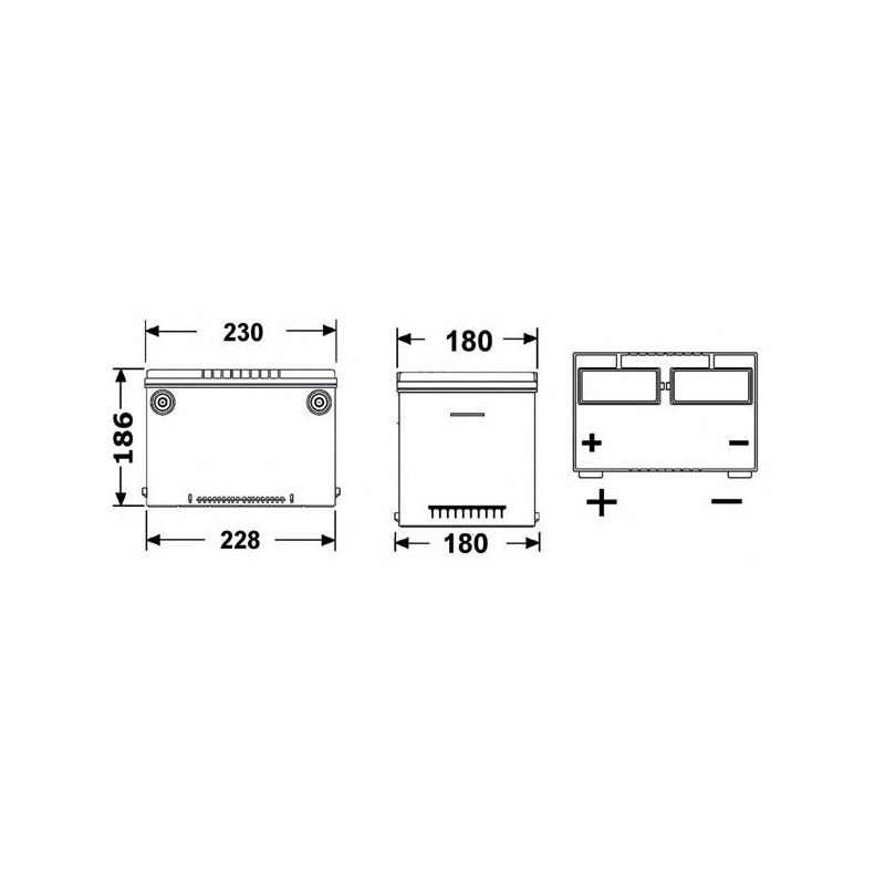 Batterie démarrage EB558 US/Américaine