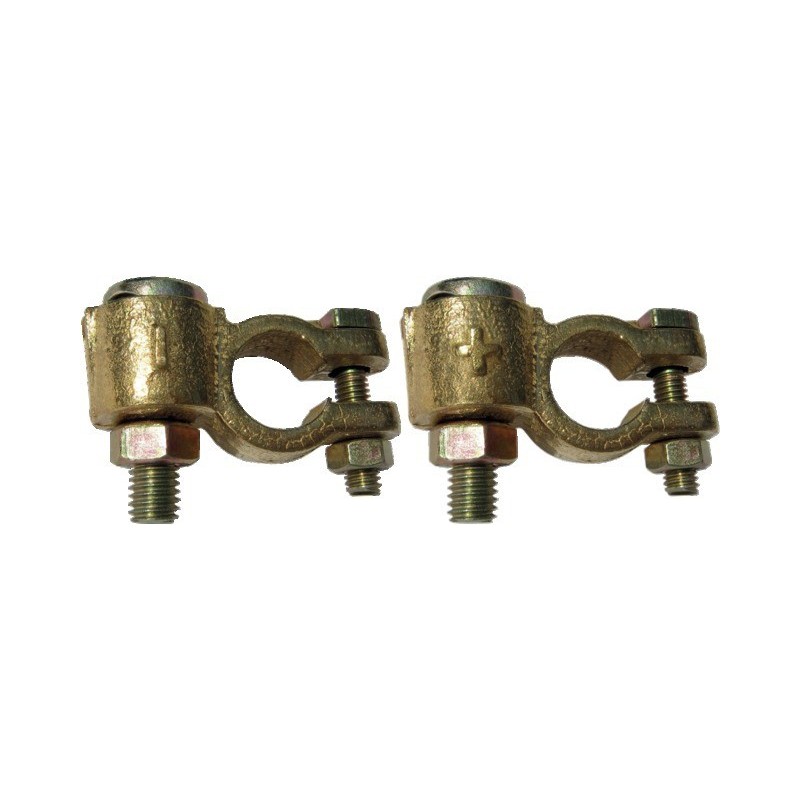 Cosses +/- PL double serrage 95mm² blister 2