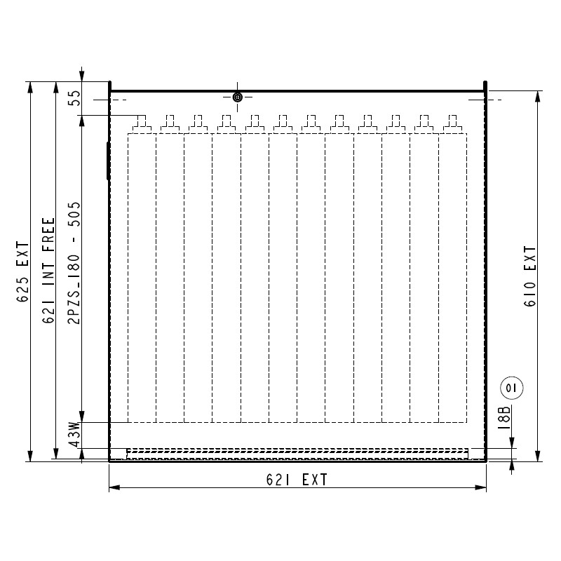 Batterie 24V 180Ah Fenwick L12, Fenwick T16, Loc A10
