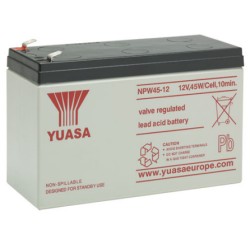 Batterie plomb AGM Yuasa NPW45-12 / 12V 7Ah