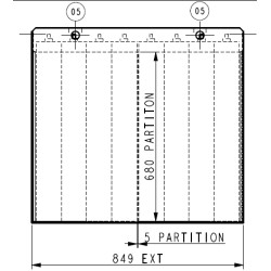 Batterie 80V 775Ah Still RX60-25, Jungheinrich ETV214, Fenwick E25, Yale ERP25