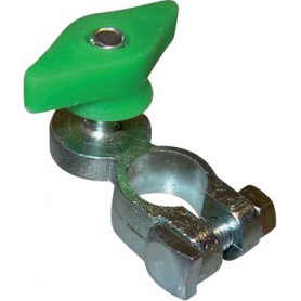 Cosse batterie (-) papillon M8 Cosse batterie (-) vert M8 laiton avec écrou papillon