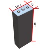 Élément 2V 225Ah 3PzB225
