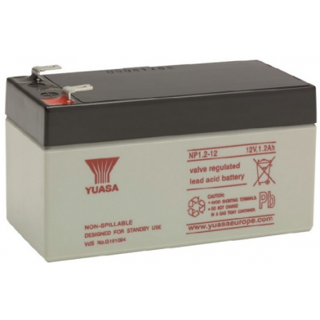 Batterie plomb AGM Yuasa NP1.2-12FR / 12V 1.2Ah