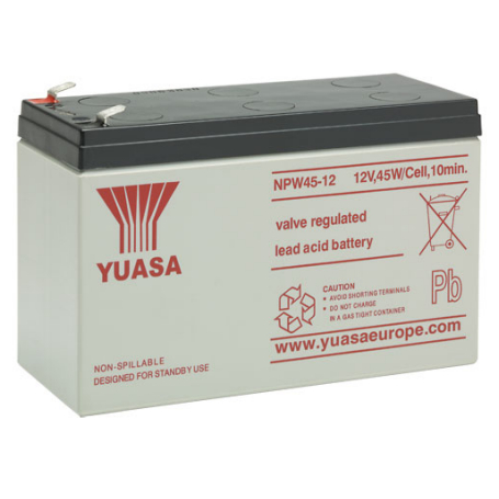 Batterie plomb AGM Yuasa NPW45-12 / 12V 7Ah