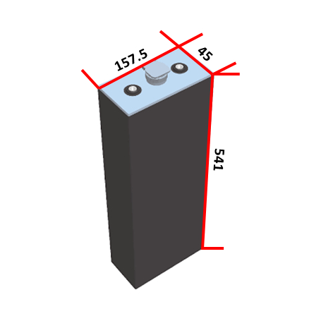 Élément 2V 150Ah 2PzB150