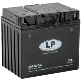 Landport G60N30A / 12V 30Ah Batterie moto Landport L60N30A 12V 30Ah