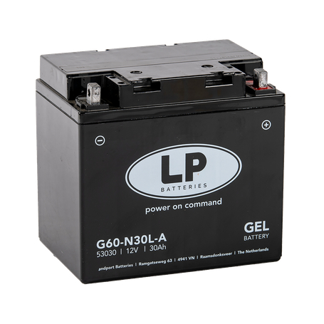 Batterie moto Landport G60N30LA 12V 30Ah
