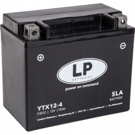 Landport YTX12-4 / 12V 10Ah Batterie moto Landport YTX12-4 12V 10Ah