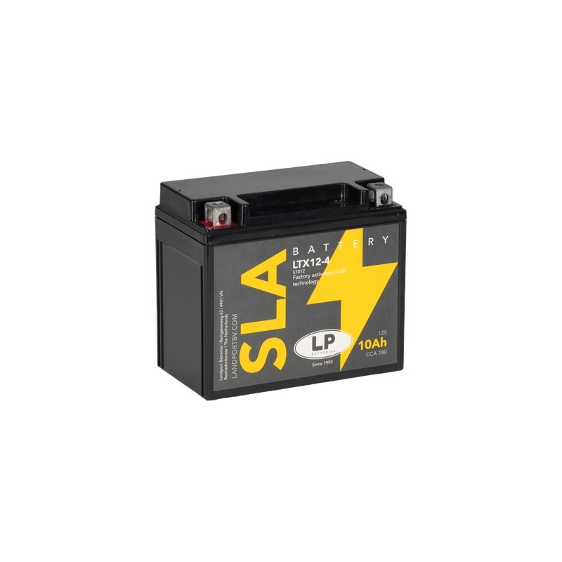 Batterie moto Landport YTX12-4 12V 10Ah