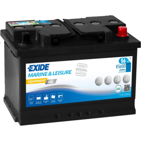 Batterie pour Marine et Loisirs Exide ES650