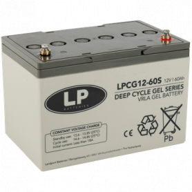 Landport LPCG12-60 / 12V 60Ah Batterie Gel LPCG12-60