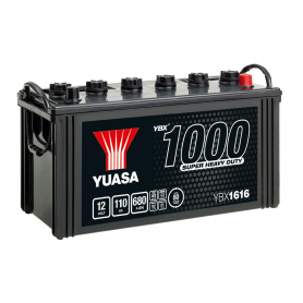 Yuasa YBX1616 / 12V 110Ah Batterie démarrage YBX1616