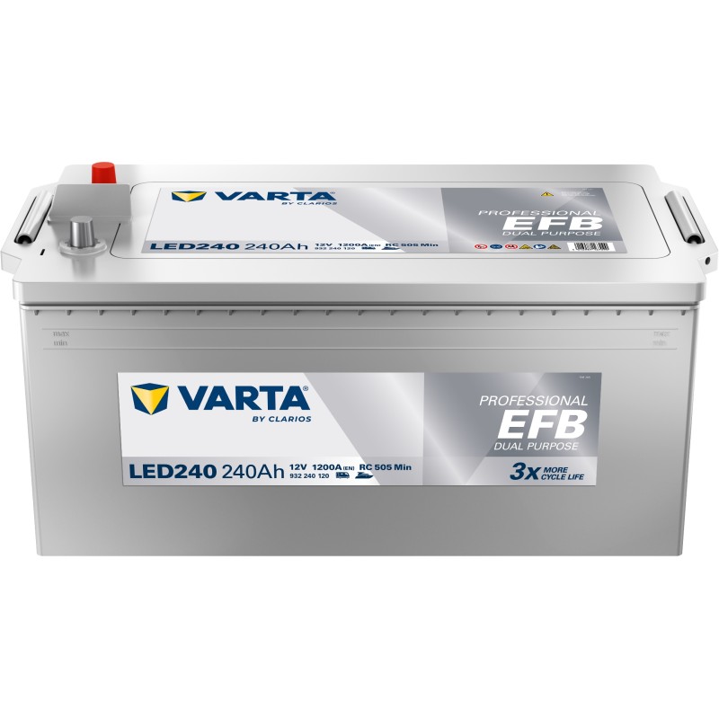 Varta LED240 12V 240Ah EFB Dual Purpose