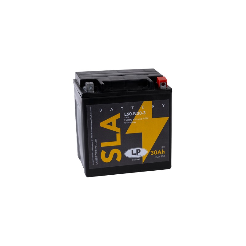 Batterie moto Landport L60-N30-3 12V 30Ah