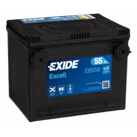 Exide EB558 / 12V 55Ah Batterie démarrage EB558 US/Américaine