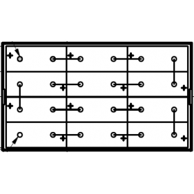 Batterie 24V 500Ah 4PzS500 Batterie 24V 500Ah Fenwick L14, Fenwick T20, Jungheinrich ESE120, Still EGX12