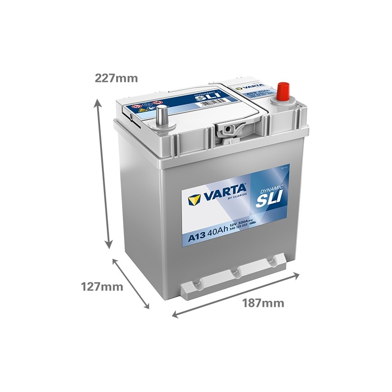 Batterie démarrage Varta A13 12V 40Ah