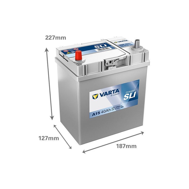 Batterie démarrage Varta A15 12V 40Ah