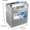 Batterie démarrage Varta A15 12V 40Ah