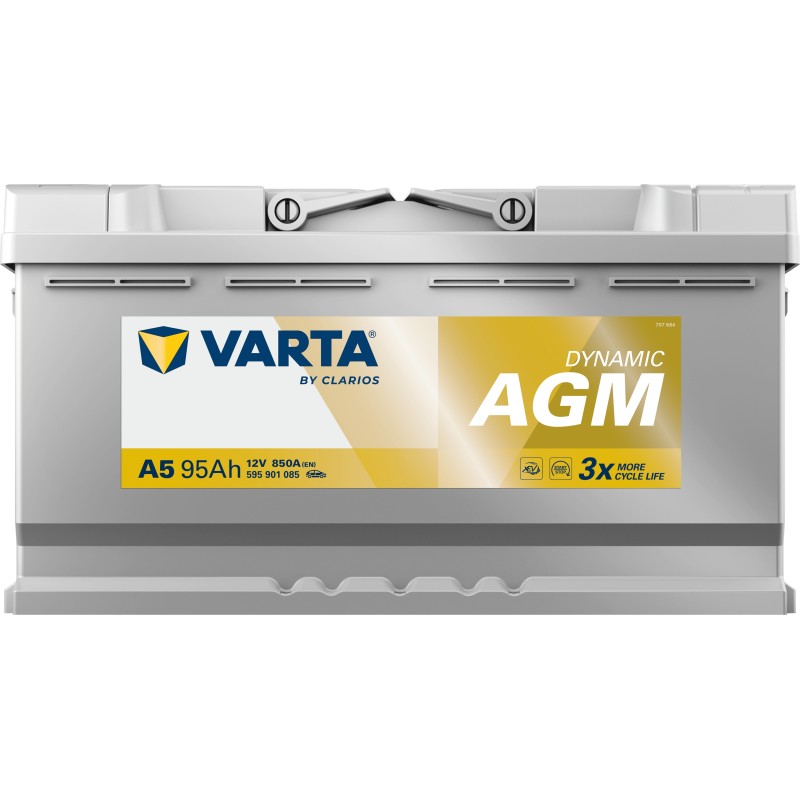 Batterie démarrage Varta A5 AGM Véhicules Légers Start & Stop