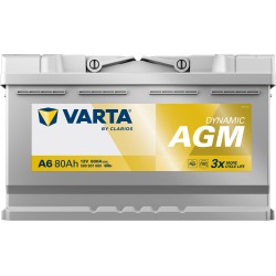 Batterie démarrage Varta A6 AGM Véhicules Légers Start & Stop