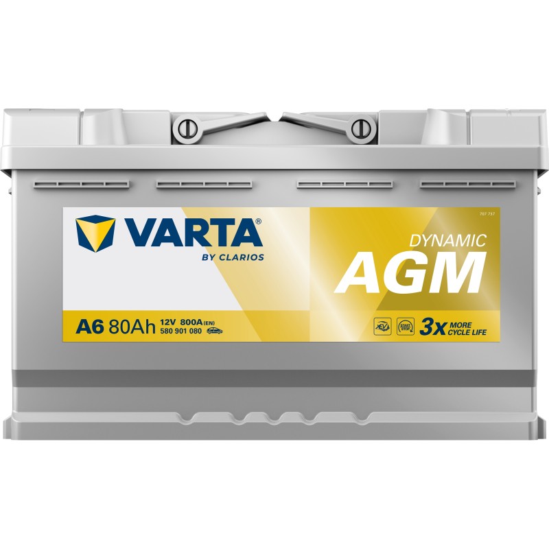 Batterie démarrage Varta A6 AGM Véhicules Légers Start & Stop