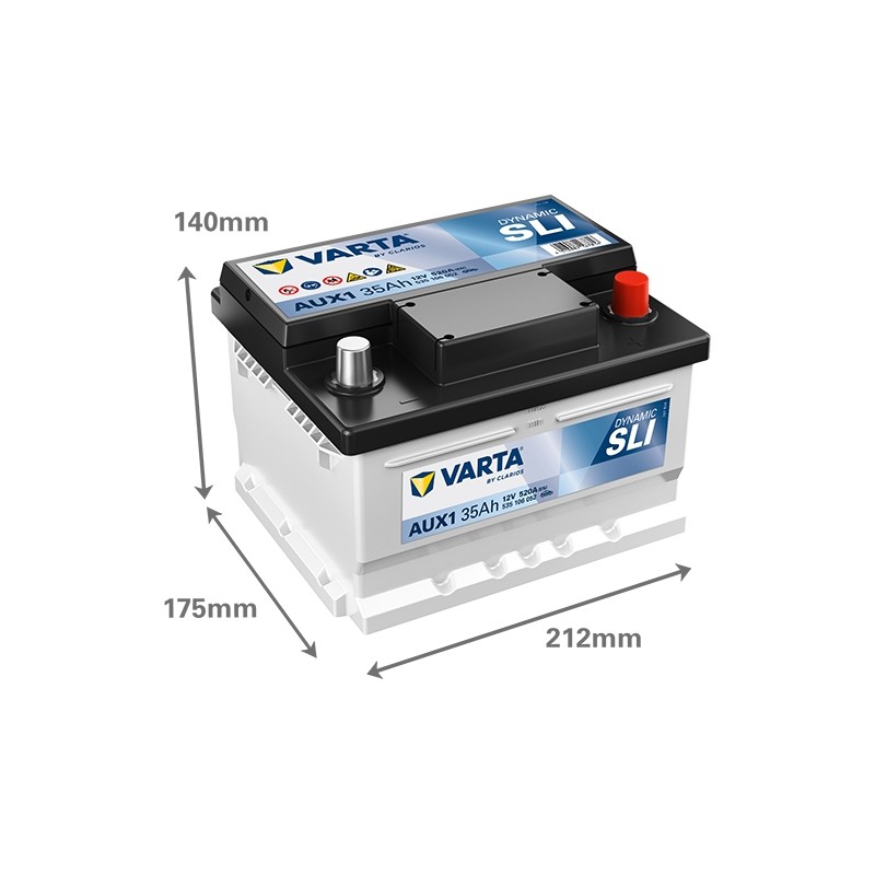 Batterie Auxiliaire Varta AUX1 Mercedes