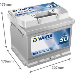 Batterie démarrage Varta B18 12V 44Ah