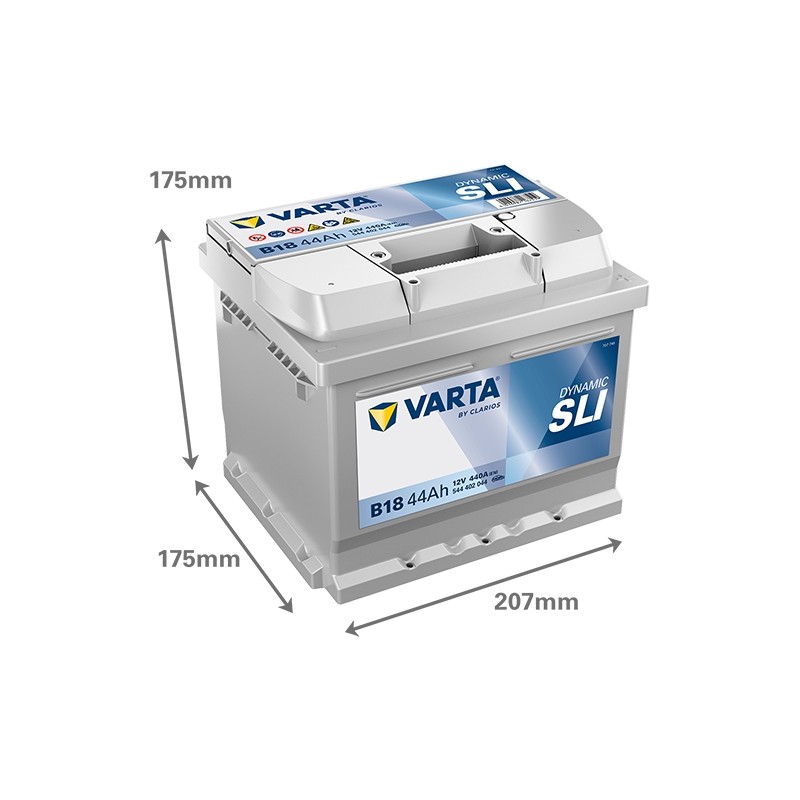 Batterie démarrage Varta B18 12V 44Ah