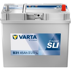 Batterie démarrage Varta B31 12V 45A