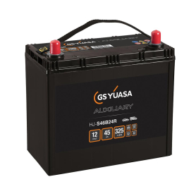 Yuasa HJS46B24R / 12V 45Ah AGM S&S Batterie Yuasa HJS34B24R AGM Start&Stop 12V 45AH