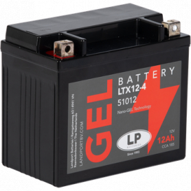 Landport LTX12-4 / 12V 10Ah Batterie moto Landport LTX12-4 12V 10Ah