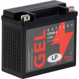 Landport LTX20-3 / 12V 18Ah Batterie moto Landport LTX20-3 12V 18Ah