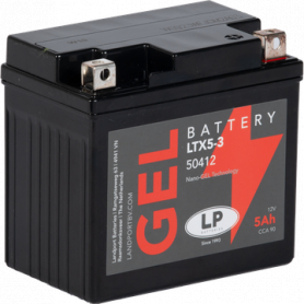 Landport LTX5-3 / 12V 4Ah Batterie moto Landport LTX5-3 12V 4Ah