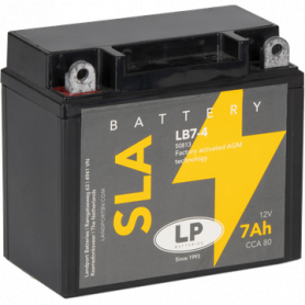 Landport LB7-4 / 12V 7Ah Batterie moto Landport YB7-4 12V 7Ah