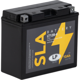 Landport LT12B-4 / 12V 10Ah Batterie moto Landport YT12B4 12V 10Ah