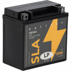 Landport LTX14-3 / 12V 12Ah Batterie moto Landport LTX14-3 12V 12Ah