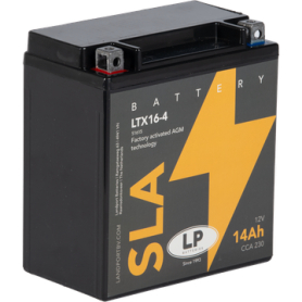 Landport LTX16-4 / 12V 14Ah Batterie moto Landport LTX16-4 12V 14Ah