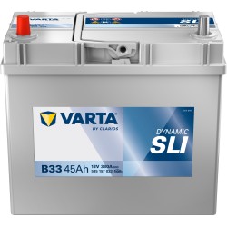Batterie démarrage Varta B33 12V 45A