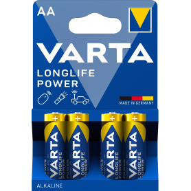 4 Piles AA / LR6 Varta LongLife Power Varta LR06 / AA