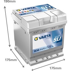 Batterie démarrage Varta B36 12V 44Ah