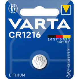 Pile bouton Lithium 3V CR1216 Pile Varta CR1216