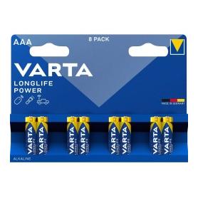 8 Piles AAA / LR3 Varta LongLife Power Varta LR03 / AAA