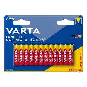 8+4 Piles gratuites AAA / LR3 Varta LongLife Max Power Varta LR03 / AAA