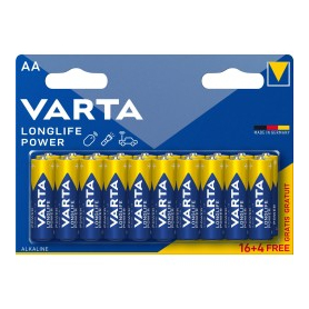 16+4 Piles gratuites AA / LR6 Varta LongLife Power Varta LR06 / AA
