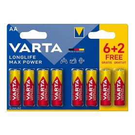 6+2 Piles gratuites AA / LR6 Varta LongLife Max Power Varta LR06 / AA