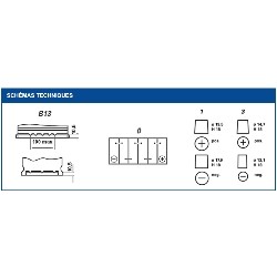 Batterie démarrage Varta C30 12V 54Ah