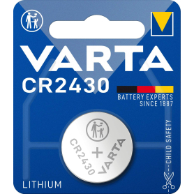 Pile bouton Lithium 3V CR2430 Pile Varta CR2430