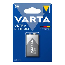 1 Pile 9V / 6LR61 Varta Ultra Lithium Varta 6LR61 / 9V
